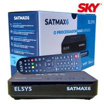 Receptor Satmax 6 Satélite Ku Livre Para Usar Na Antena Da Sky.