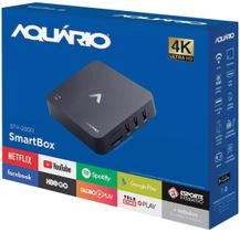 Receptor Smart Tv box Aquário STV-2000 padrão 4K 8GB Homologado pela ANATEL - AQUARIO