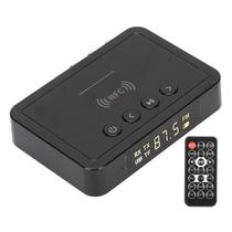 Receptor transmissor Bluetooth 5.0 Adaptador NFC M6 preto