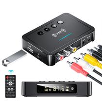 Receptor Transmissor De Áudio Spdif Nfc Usb Fm Bluetooth 5.0