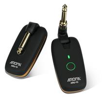 Receptor transmissor de guitarra sem fio Aroma UHF recarregável