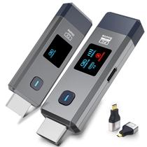 Receptor transmissor HDMI sem fio Qisoable 50m 4K Decode