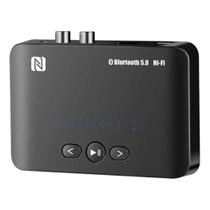 Receptor Transmissor NFC 5.0 Bluetooth Aux RCA Óptico