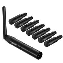Receptor transmissor sem fio DMX512 Donner DJ com 7 receptores