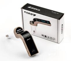 Receptor Transmissor Veicular Via Fm Bluetooth Mp3 Usb Pendr
