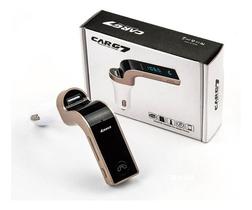 Receptor Transmissor Veicular Via Fm Bluetooth Mp3 Usb Pendr