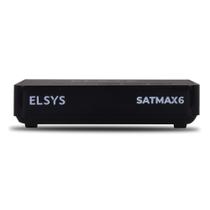 Receptor Tv Digital Satélite Full Hd Regional Satmax 6 Elsys Preto 127 220v ETRS72