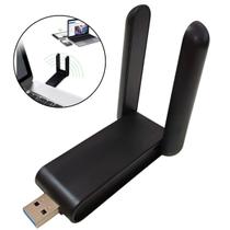 Receptor Wireless USB Antena Dupla Internet Estável Para PC Notebook Em Estoque