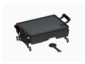 Rechaud À Álcool Ferro Alça Silicone Preta com Espiriteira