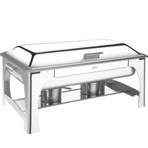 Rechaud Aço inox GN 1/2 8,4L Tramontina Banho Maria Fogareiro Cuba