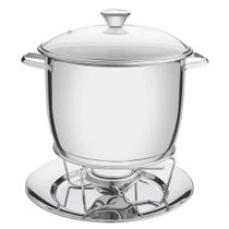 Rechaud Allegra Inox Fogareiro Tampa Vidro 7,8L Tramontina Rechaud Allegra Inox Fogareiro Tampa Vidro 7,8L Tramontina