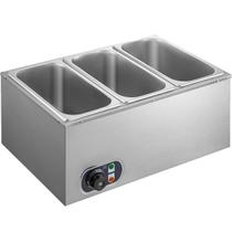 Réchaud aquecido 6 Cubas inox 7L 110v 220v Zepper ZPRC06 Réchaud aquecido 6 Cubas inox 7L 110v 220v Zepper ZPRC06