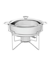 Rechaud banho-maria em aco inox 4,3 l com fogareiro tramontina