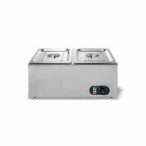 Rechaud Buffet 2 Cubas Elétrico 1/2 Zepper ZPRC02E Rechaud Buffet 2 Cubas Elétrico 1/2 Zepper ZPRC02E