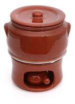 Rechaud de Barro Feijoada Sopa 8 Litros Barro Cerâmica Motta