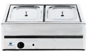 Rechaud De Mesa 2 Cubas Quente GN1/2 Ibet / 220 volts
