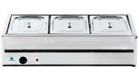 Rechaud De Mesa 3 Cubas Frias 1/2 GN Ibet