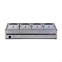 Rechaud De Mesa 4 Cubas Frias 1/2 GN Ibet