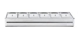 Rechaud De Mesa 6 Cubas Frias Salada 1/2Gn Ibet