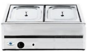 Rechaud De Mesa Comercial 2 Cubas Quentes 1/2 Gn Inox 220V