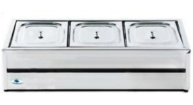 Rechaud De Mesa Frio Salada 3 Cubas 1/2Gn Ibet