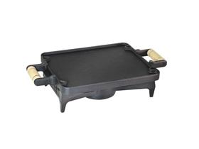 Rechaud Dupla Face Ferro Fundido 1 Chama Santana 39x25cm Rechaud Dupla Face Ferro Fundido 1 Chama Santana 39x25cm