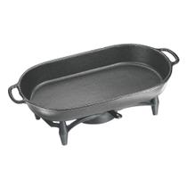 Réchaud e Assadeira Beira Alta Ferro Fundido 5,4L para Buffet Preto Panela Mineira