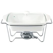 Rechaud Eleonora de Porcelana com Queimador 2,2L - Fracalanza Rechaud Eleonora de Porcelana com Queimador 2,2L - Fracalanza