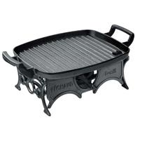 Rechaud Grill 24 x 30 Ferro Fundido Alça De Ferro
