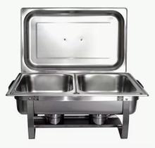 Rechaud Inox 2 cubas 13 litros banho-maria Marca Richoa