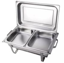 Rechaud inox 2 cubas 9 litros banho-maria Marca Richoa Rechaud inox 2 cubas 9 litros banho-maria Marca Richoa