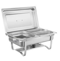 Rechaud Inox 3 Cubas 9 Litros Banho maria Richoa