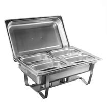 Rechaud inox 4 cubas 9 litros banho-maria Marca Richoa Rechaud inox 4 cubas 9 litros banho-maria Marca Richoa
