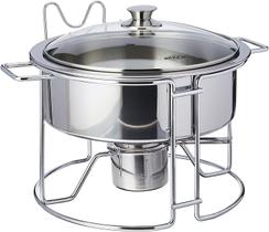 Rechaud Inox Savoy 4,5 Litros Brinox - 1109/204 Rechaud Inox Savoy 4,5 Litros Brinox - 1109/204