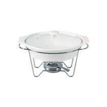 Rechaud oval em porcelana com queimador Dynasty 1,5 litro