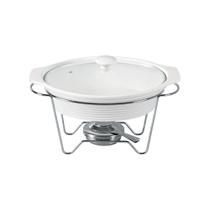 Rechaud oval em porcelana com queimador Dynasty 2,3 litros