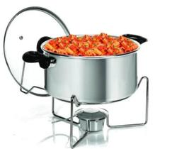 Rechaud Panela Redondo Polido Alumínio Tampa Nº 24 An0730