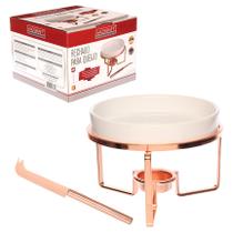 Rechaud para Queijo Rose Gold 4 Peças Rechaud para Queijo Rose Gold 4 Peças