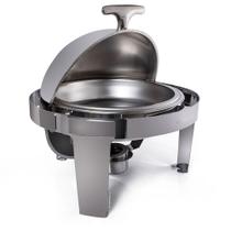 Rechaud Redondo Aço Inox Premium Basculante Gourmet Mix Rechaud Redondo Aço Inox Premium Basculante Gourmet Mix