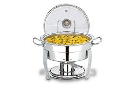 Rechaud Redondo Brinox Savoy 5 Litros 31 x 43 cm Aço Inox Rechaud Redondo Brinox Savoy 5 Litros 31 x 43 cm Aço Inox