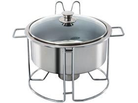 Rechaud Redondo Brinox Savoy 7 Litros Ø 33 cm Aço Inox Rechaud Redondo Brinox Savoy 7 Litros Ø 33 cm Aço Inox