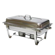 Rechaud Retangular 11L 1 Cuba GN 1/1 Banho Maria Aço Inox