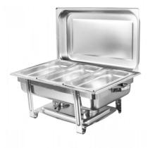 Rechaud Retangular 9l 3 cubas gn 1/3 x 65 - Thermo Food