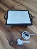 Rechaud Retangular Chapa De Alumínio 31 x 27cm Ravinox