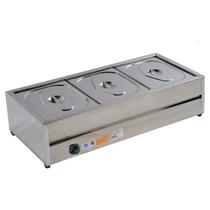 Rechaud Self Service Térmico 3 Cubas Aço Inox Ibet Rechaud Self Service Térmico 3 Cubas Aço Inox Ibet