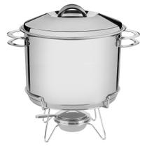 Rechaud Solar Tramontina Fundo Triplo com Fogareiro e Tampa 7,8 Litros Rechaud Solar Tramontina Fundo Triplo com Fogareiro e Tampa 7,8 Litros