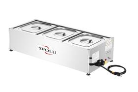 Rechaud Térmico 3 Cubas 6L Spolu 220V Rechaud Térmico 3 Cubas 6L Spolu 220V