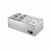 Réchaud térmico elétrico 8 cubas buffet banho maria ZPBF08E