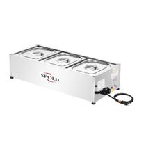 Rechaud Térmico Inox 3 cubas Spolu 127V SPL-505 Rechaud Térmico Inox 3 cubas Spolu 127V SPL-505