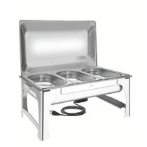 Rechaud Tramontina Aço Inox 127V, 400W e 3 cubas 1/3 Rechaud Tramontina Aço Inox 127V, 400W e 3 cubas 1/3